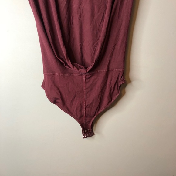 Free People Red BodySuit Small Low Back - Picture 9 of 9